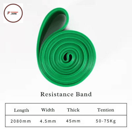 Fitness Zone Heavy‑Duty Latex Resistance Band with Adjustable Strength Levels